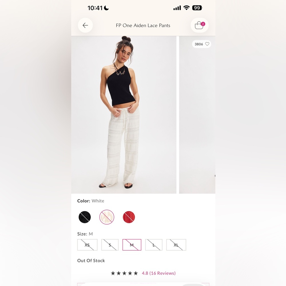 Free people Aiden lace pants